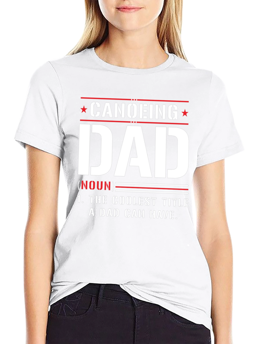 Canoeing Dad Graphic T-Shirt - Coolest Dad Ever!