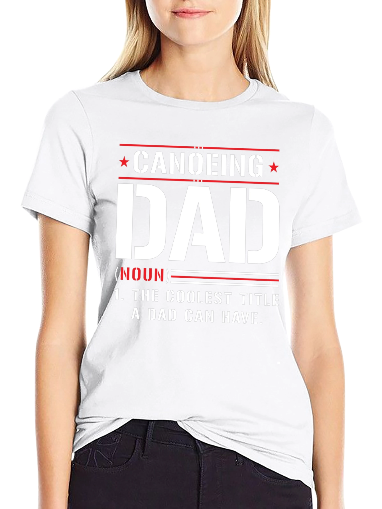 Canoeing Dad Graphic T-Shirt - Coolest Dad Ever!