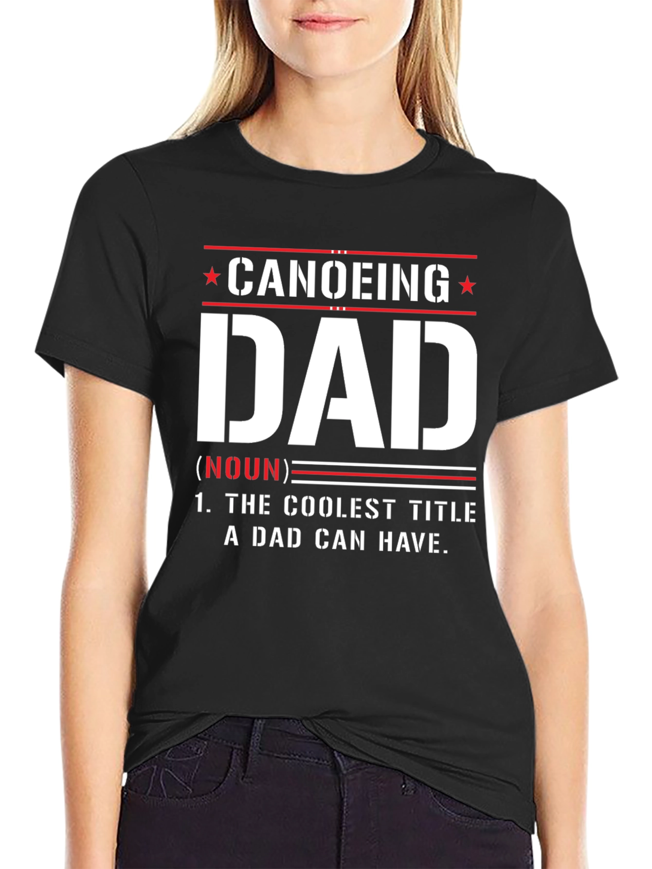 Canoeing Dad Graphic T-Shirt - Coolest Dad Ever!
