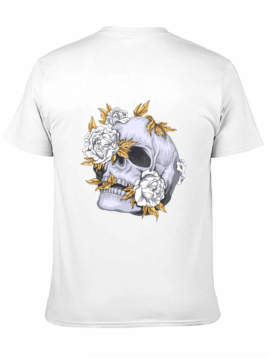 Skull & Floral Graphic Tee