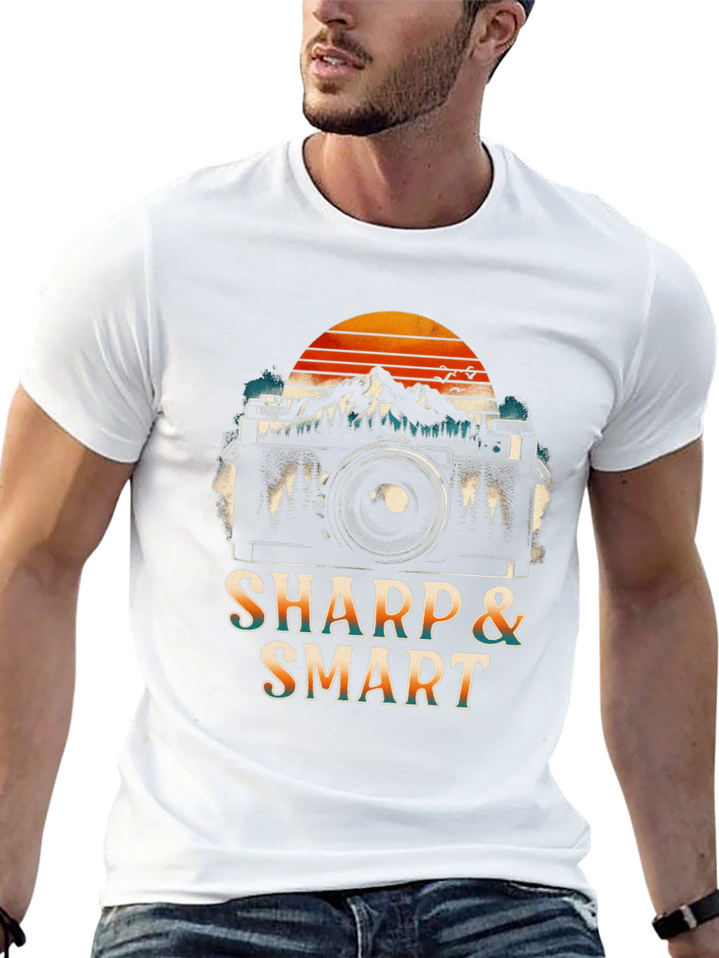 Sharp & Smart Camera Graphic Tee