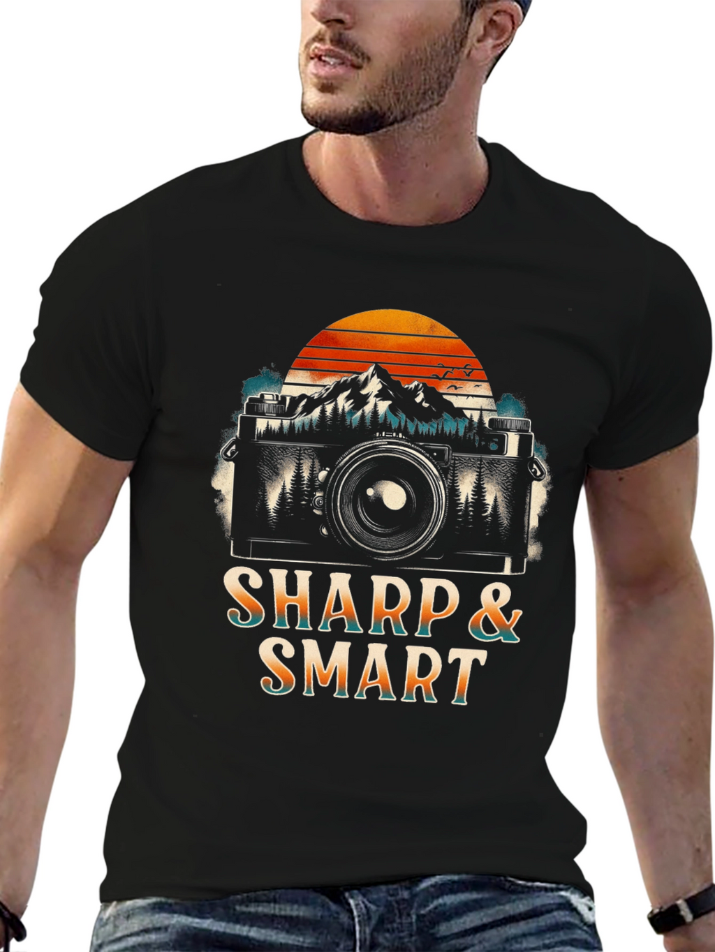 Sharp & Smart Camera Graphic Tee