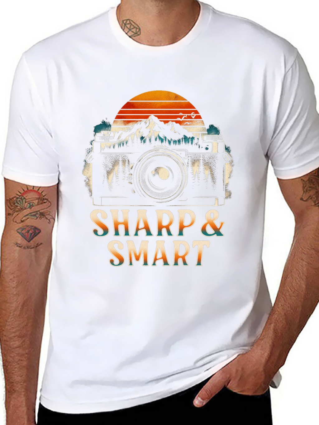 Sharp & Smart Camera Graphic Tee