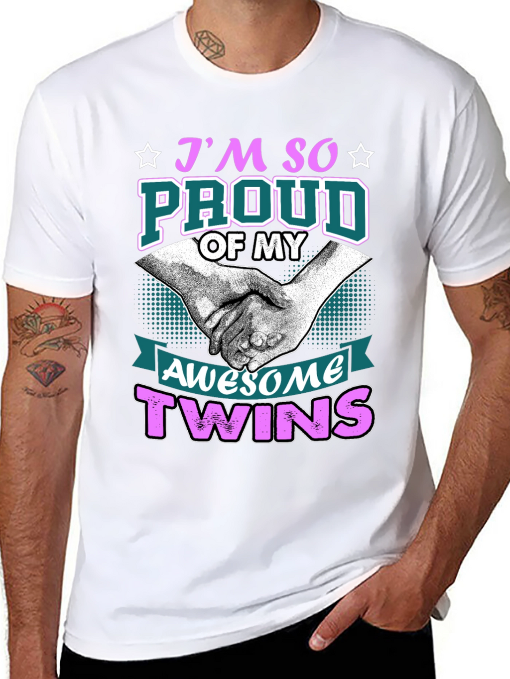 Proud Twins T-Shirt - Awesome Design!