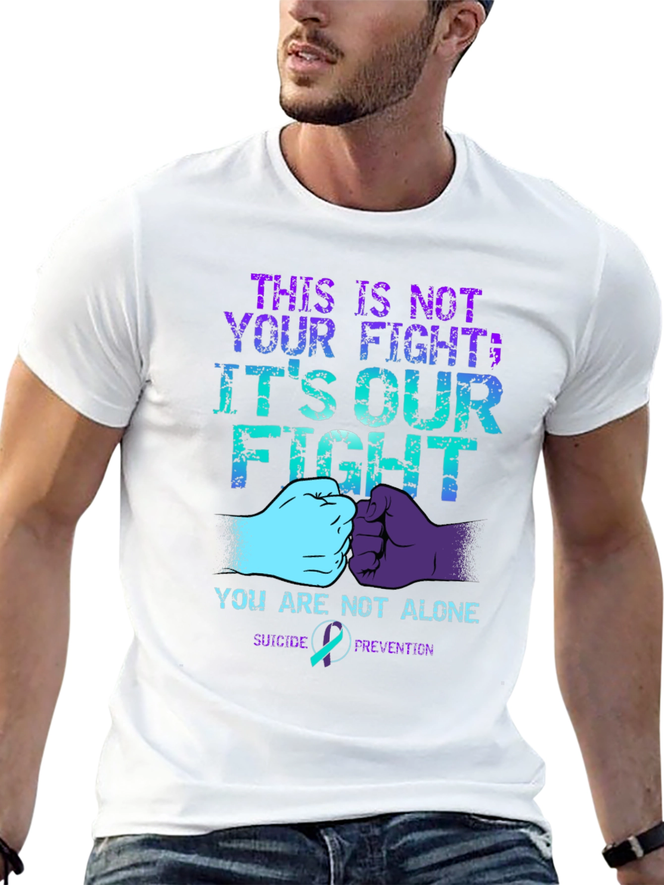 Suicide Prevention Awareness Graphic T-Shirt