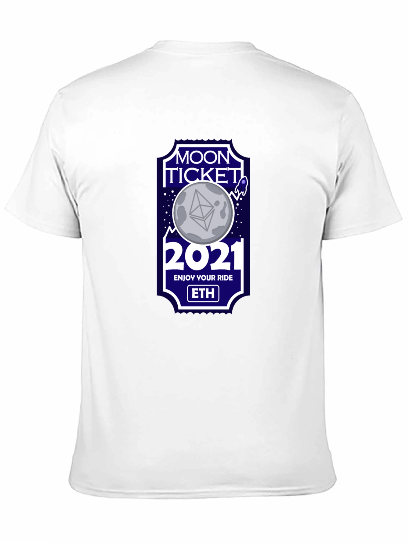 Moon Ticket 2021 ETH Crypto T-Shirt