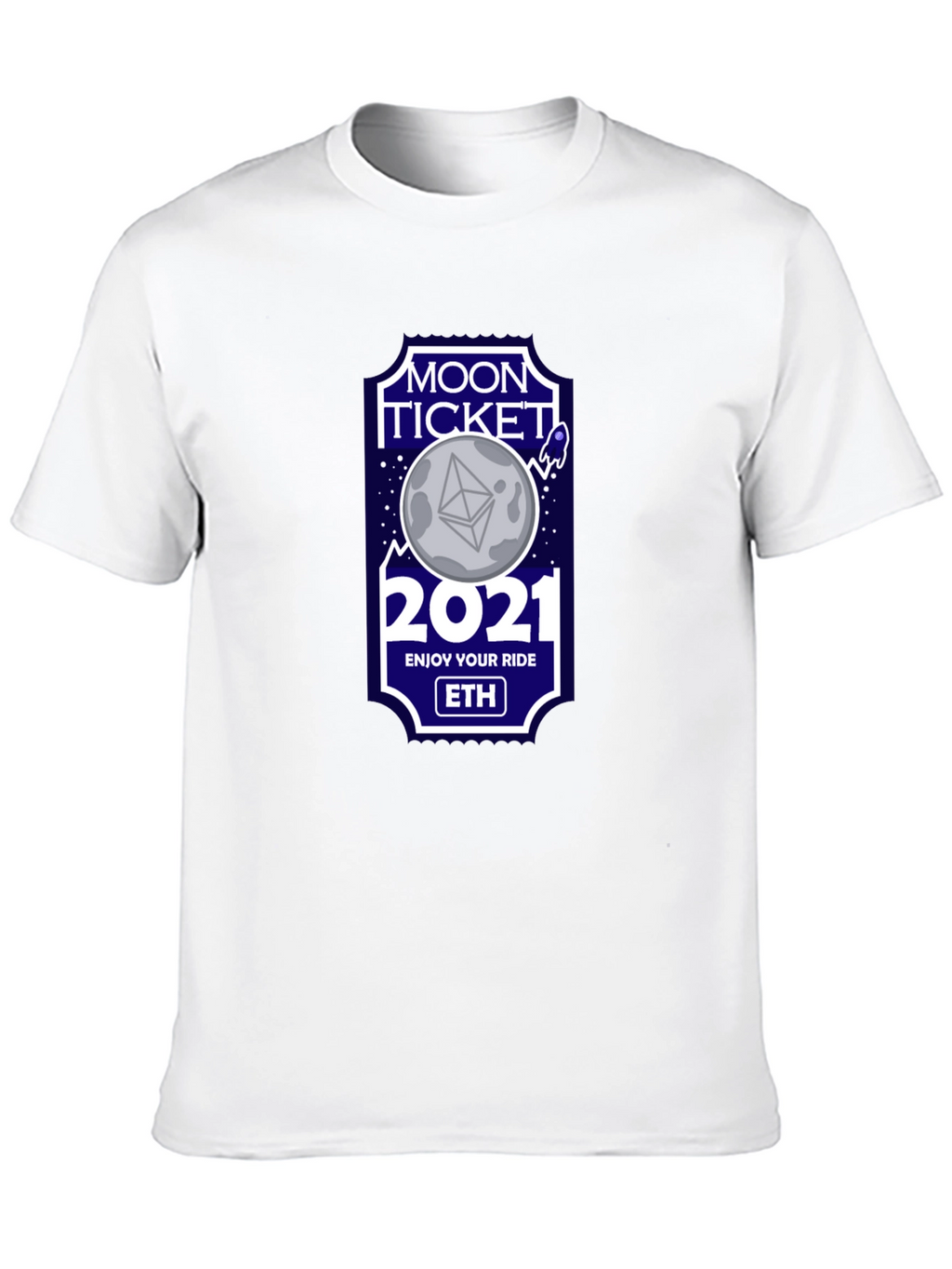 Moon Ticket 2021 ETH Crypto T-Shirt