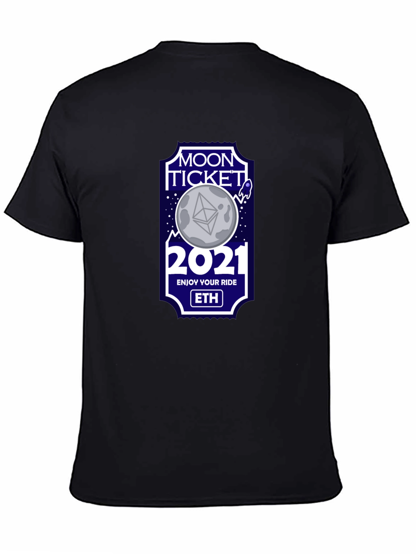 Moon Ticket 2021 ETH Crypto T-Shirt
