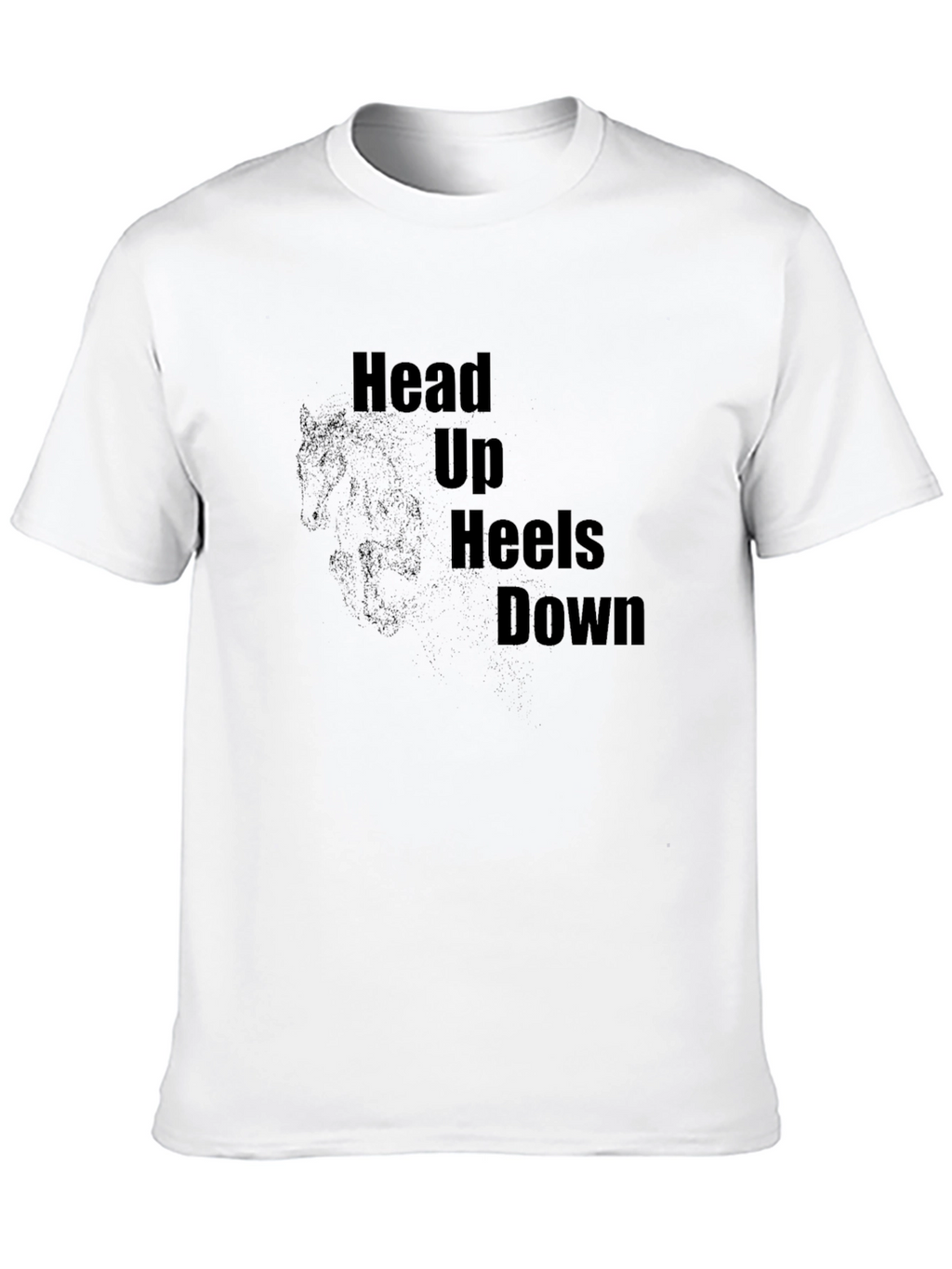Equestrian T-Shirt - Head Up Heels Down