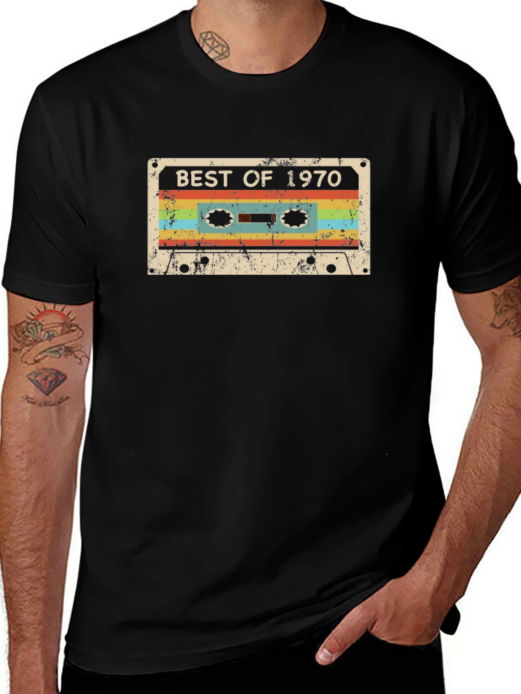 Best of 1970 Cassette Tape Graphic Tee