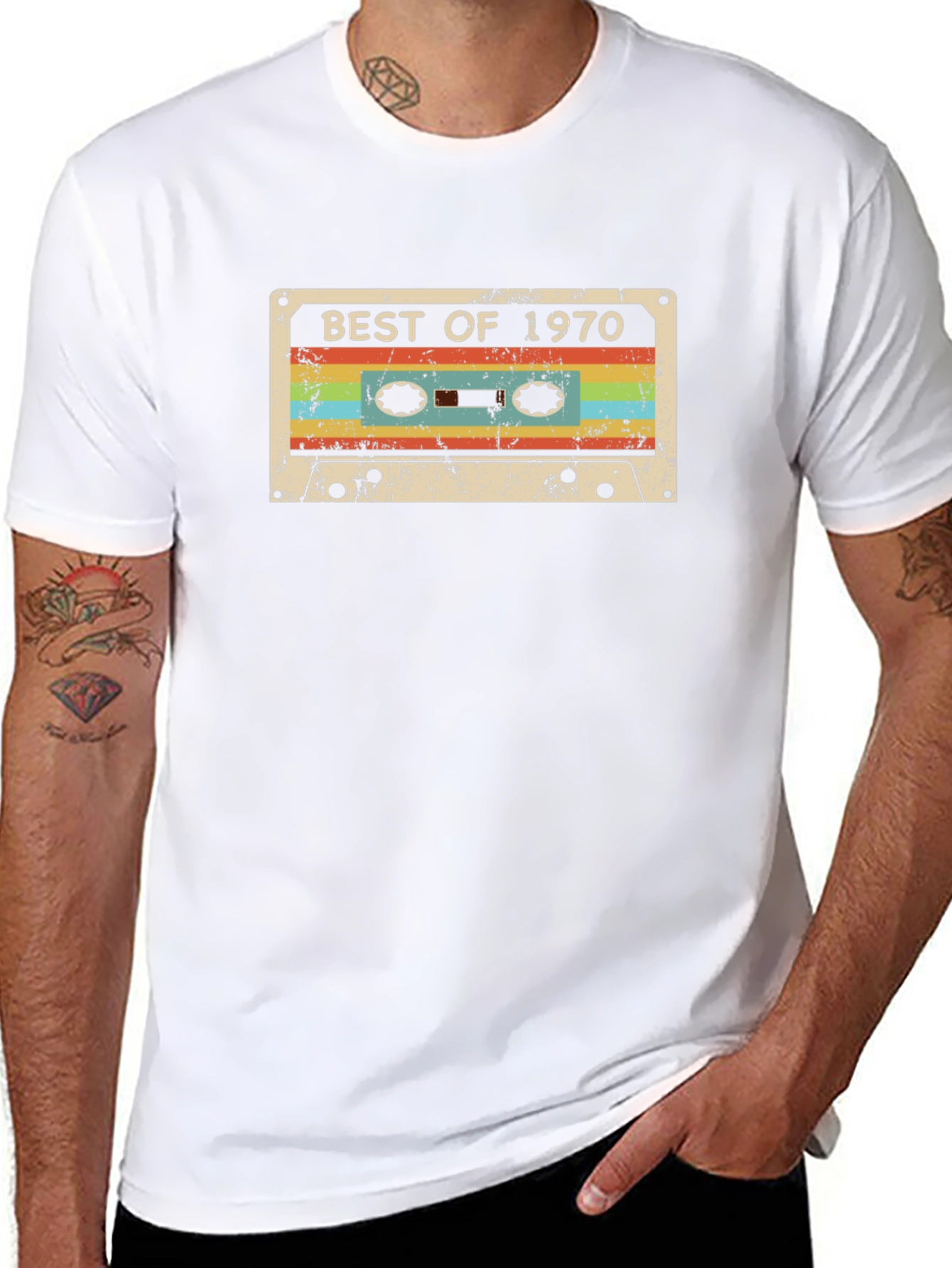 Best of 1970 Cassette Tape Graphic Tee