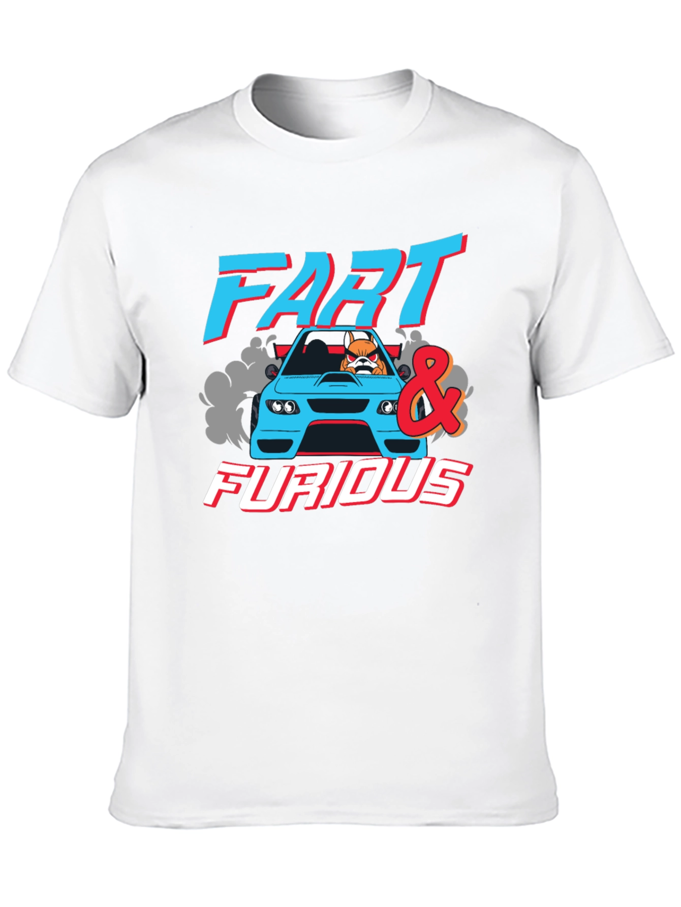 Fart and Furious Graphic Tee - Black Cotton T-Shirt