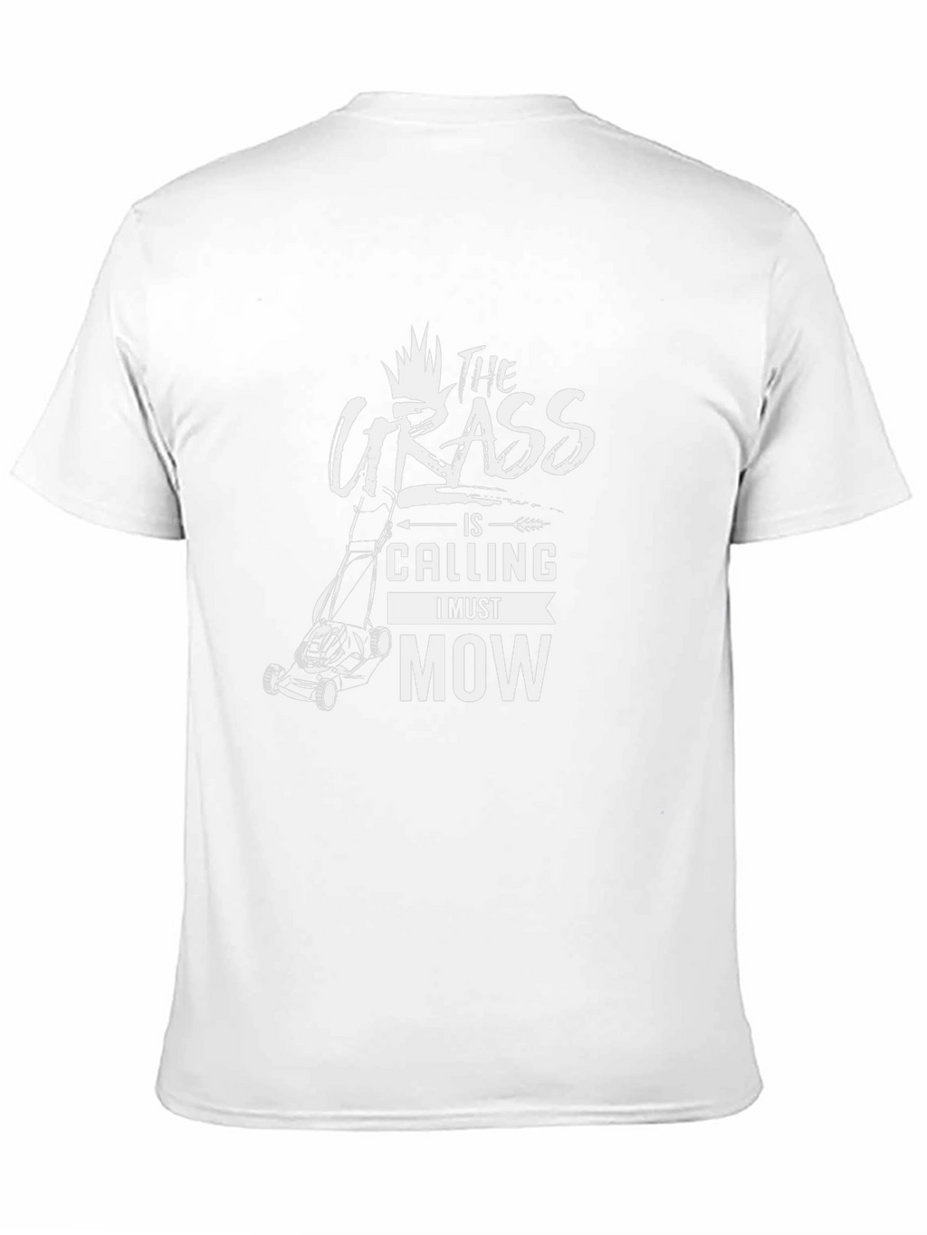 The Grass is Calling I Must Mow Black T-Shirt