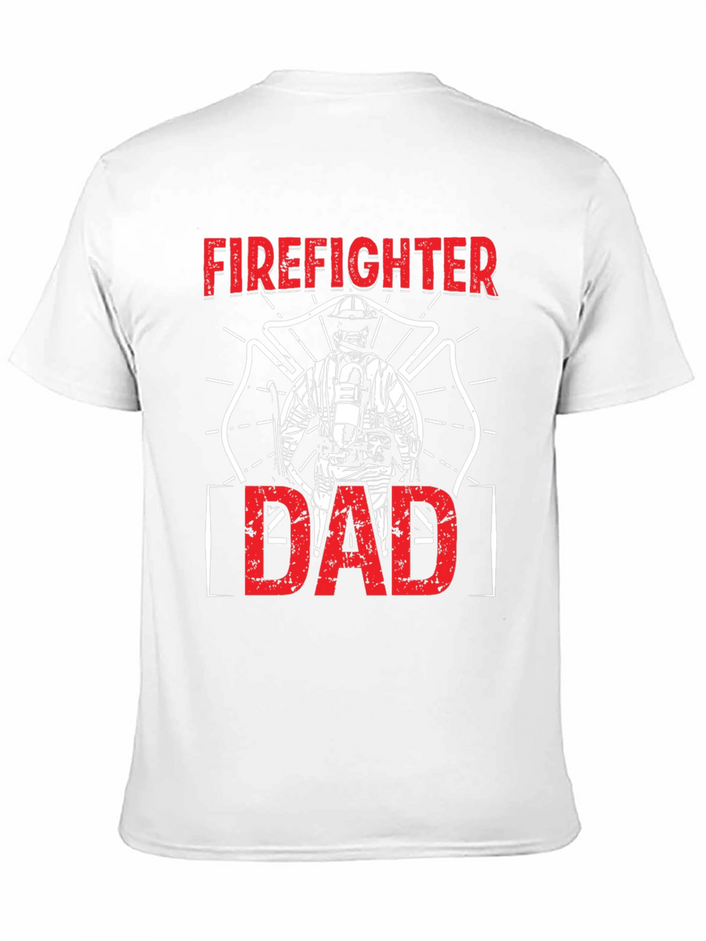 Firefighter Dad Graphic T-Shirt