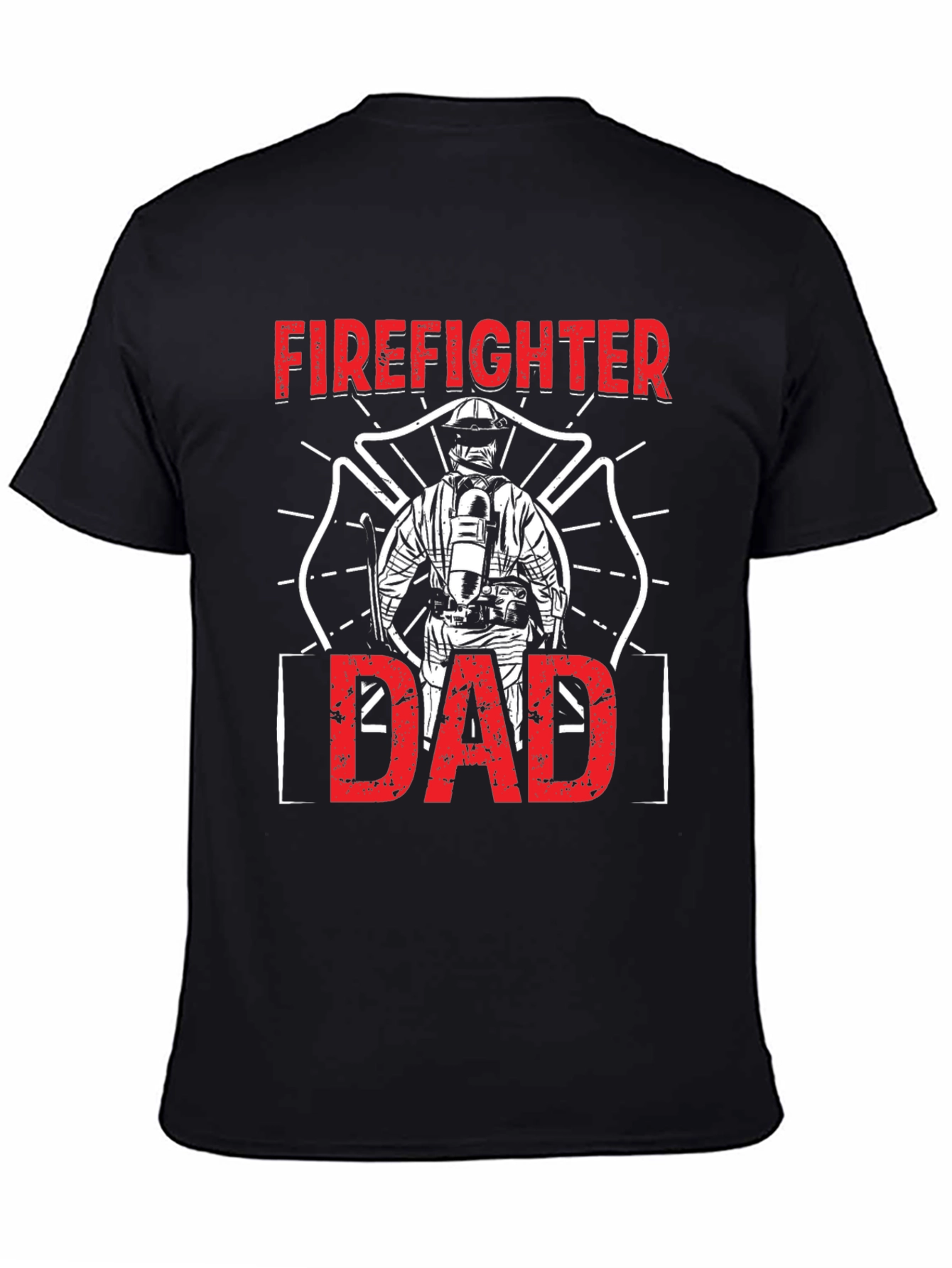 Firefighter Dad Graphic T-Shirt