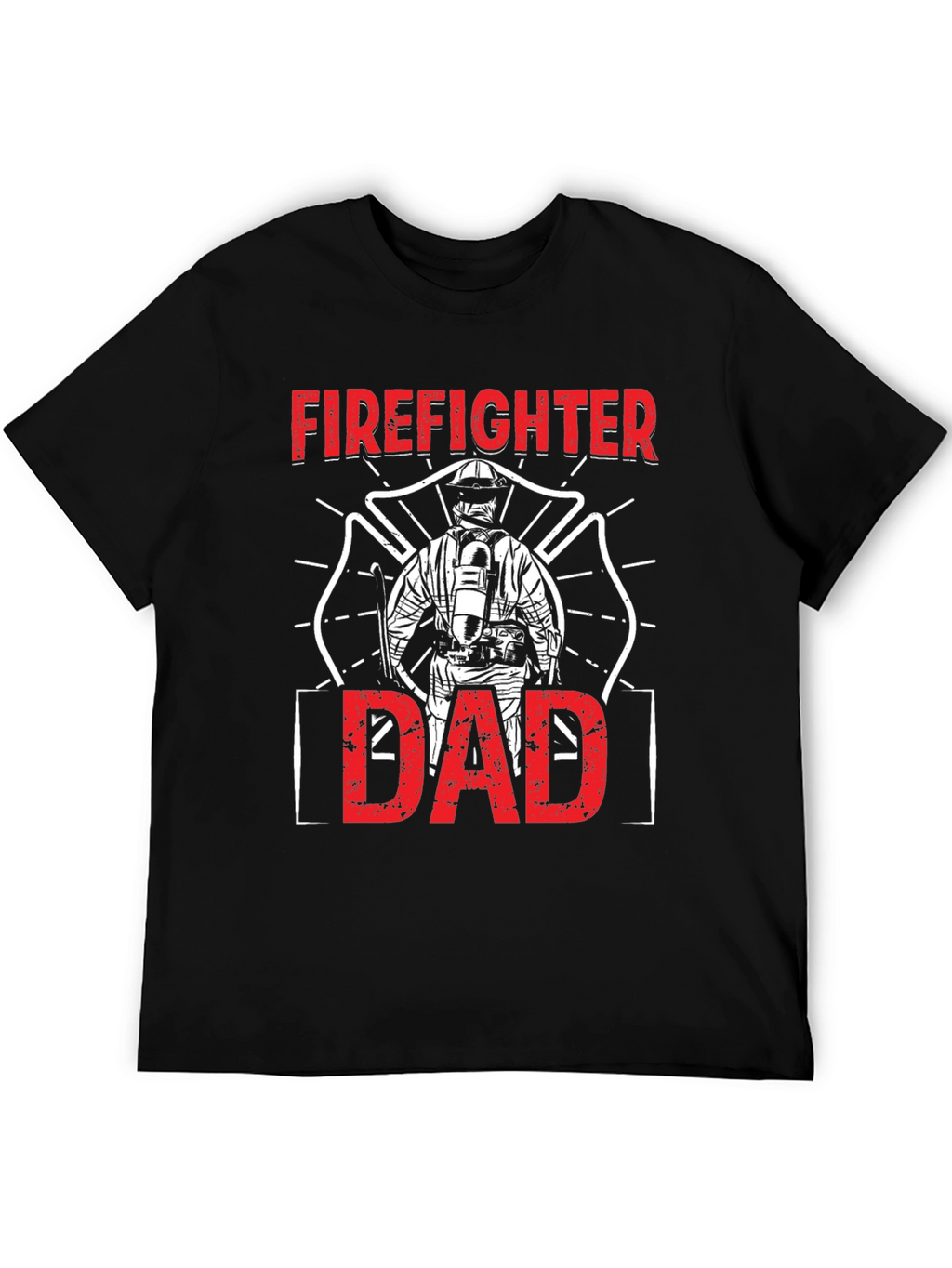Firefighter Dad Graphic T-Shirt