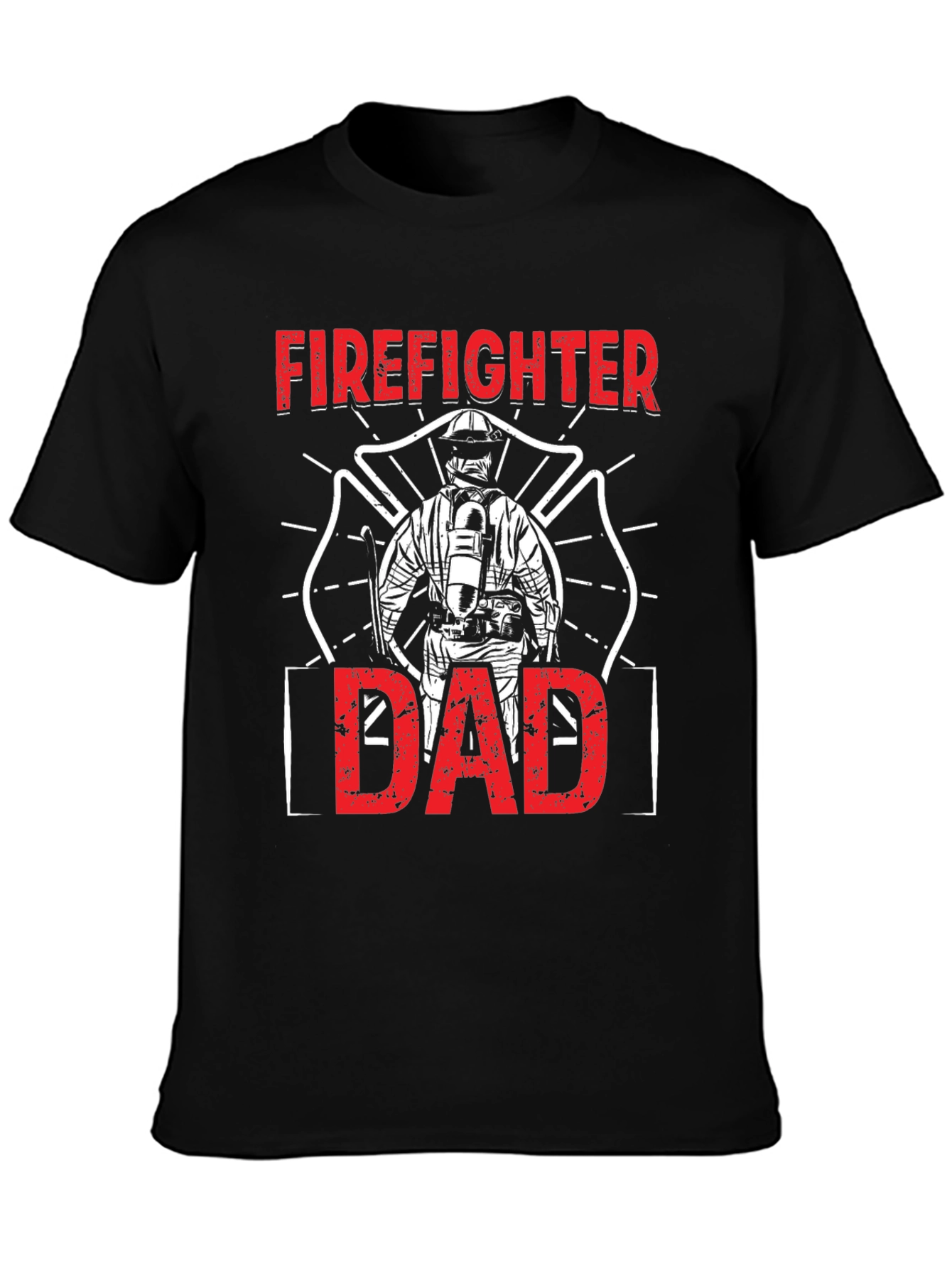Firefighter Dad Graphic T-Shirt