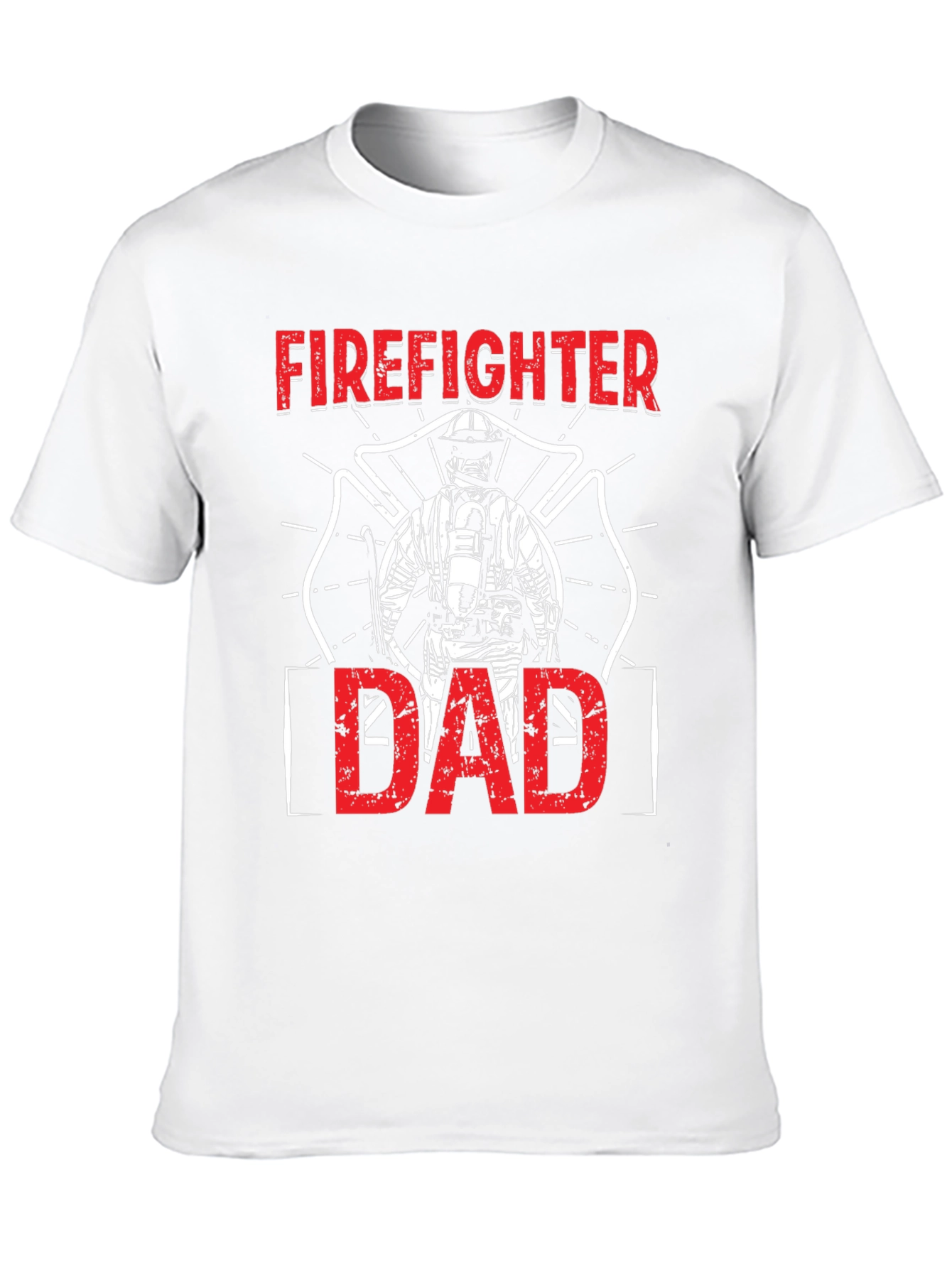 Firefighter Dad Graphic T-Shirt