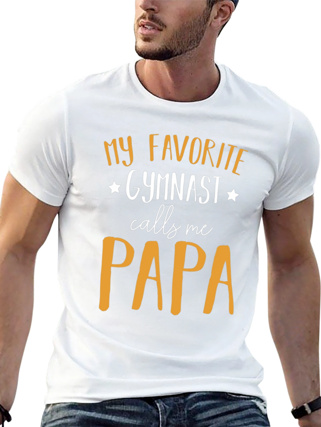 My Favorite Gymnast Calls Me Papa T-Shirt