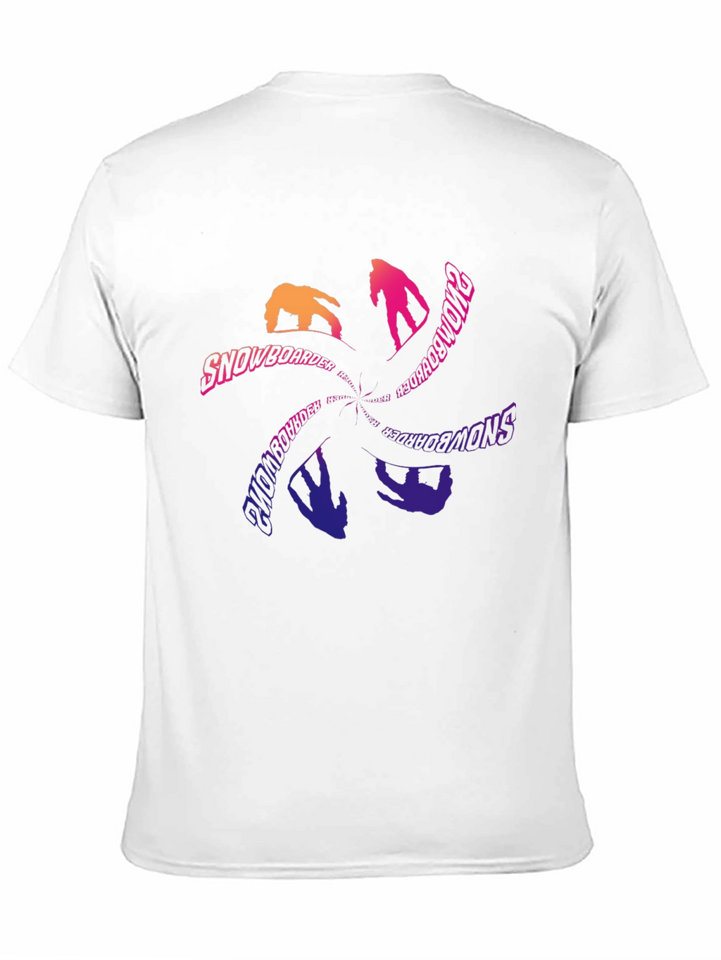 Snowboarder Graphic Tee - Cool Black T-Shirt