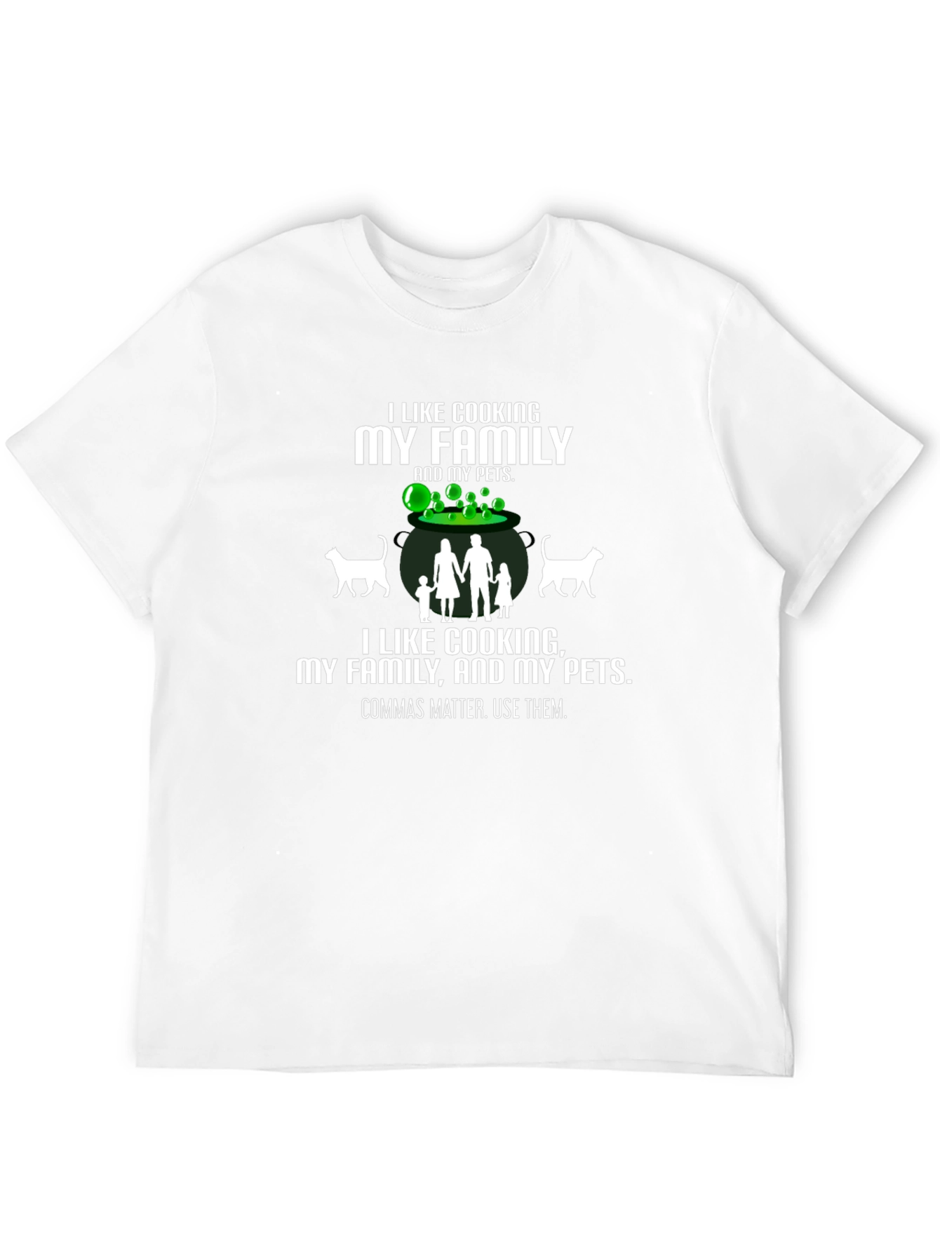 Funny Cooking Family Pets T-Shirt