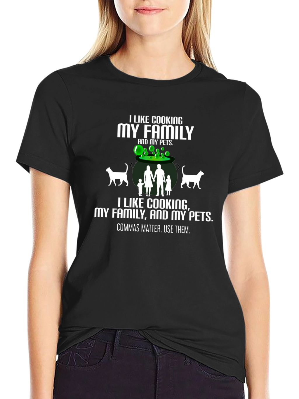 Funny Cooking Family Pets T-Shirt