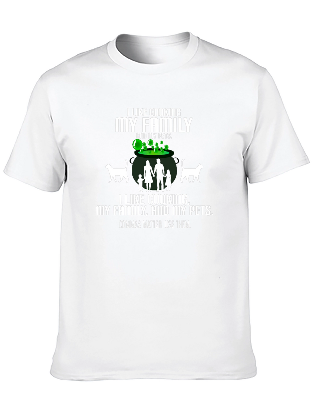 Funny Cooking Family Pets T-Shirt