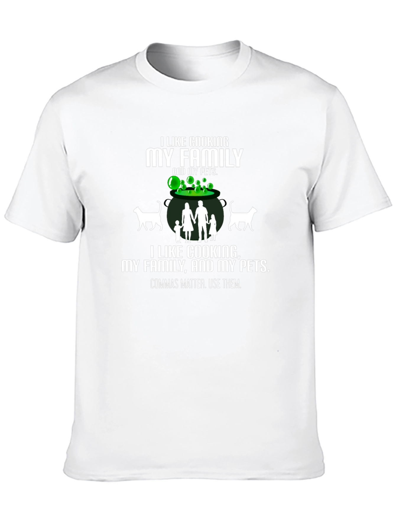 Funny Cooking Family Pets T-Shirt