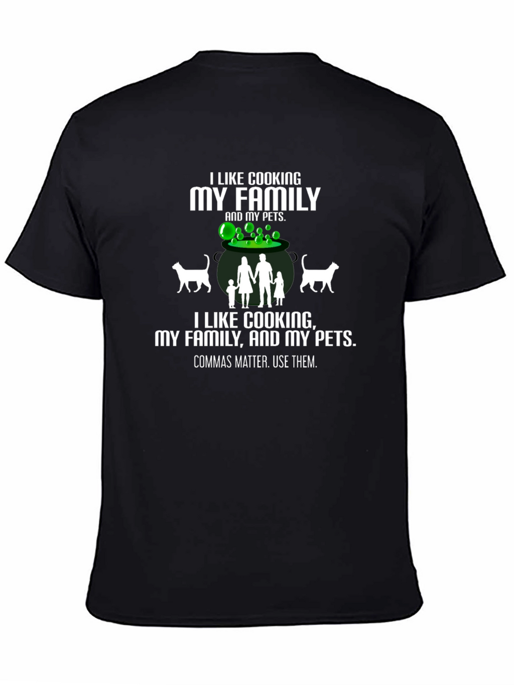 Funny Cooking Family Pets T-Shirt