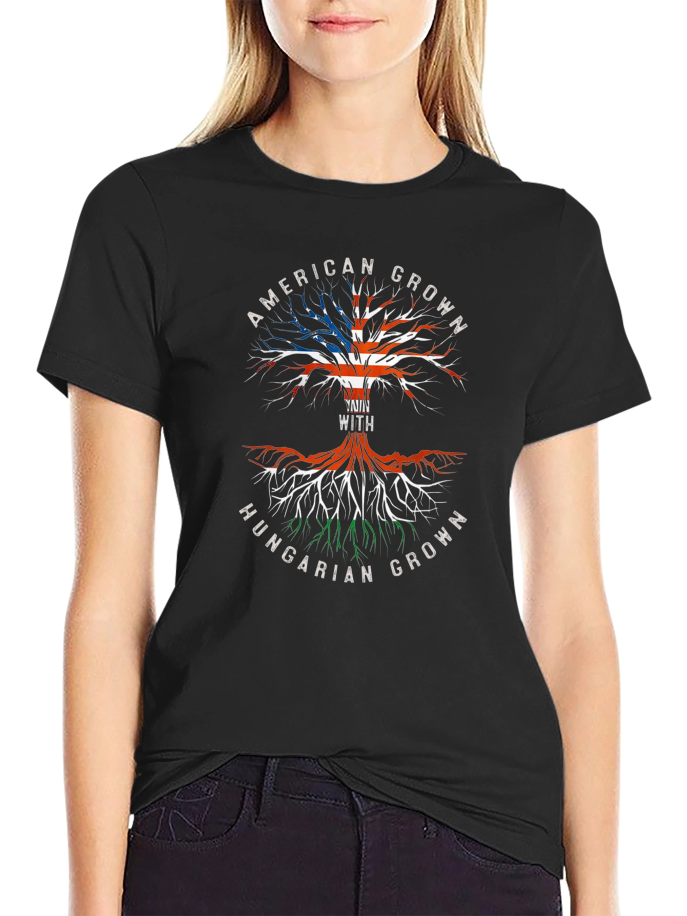 American Grown Hungarian Roots T-Shirt