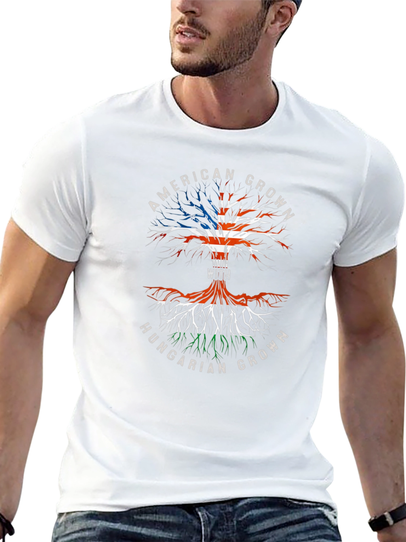 American Grown Hungarian Roots T-Shirt