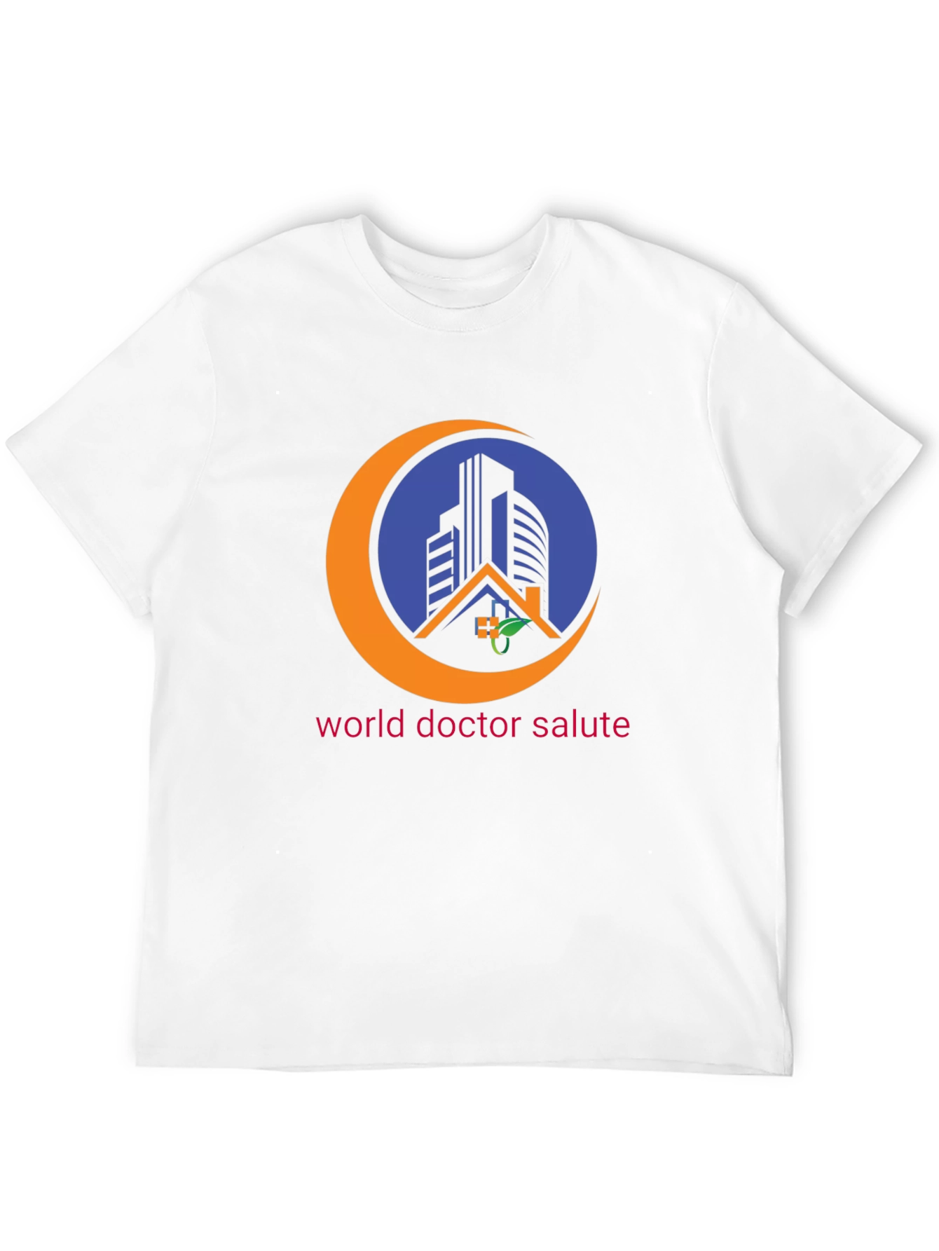 World Doctor Salute Black T-Shirt