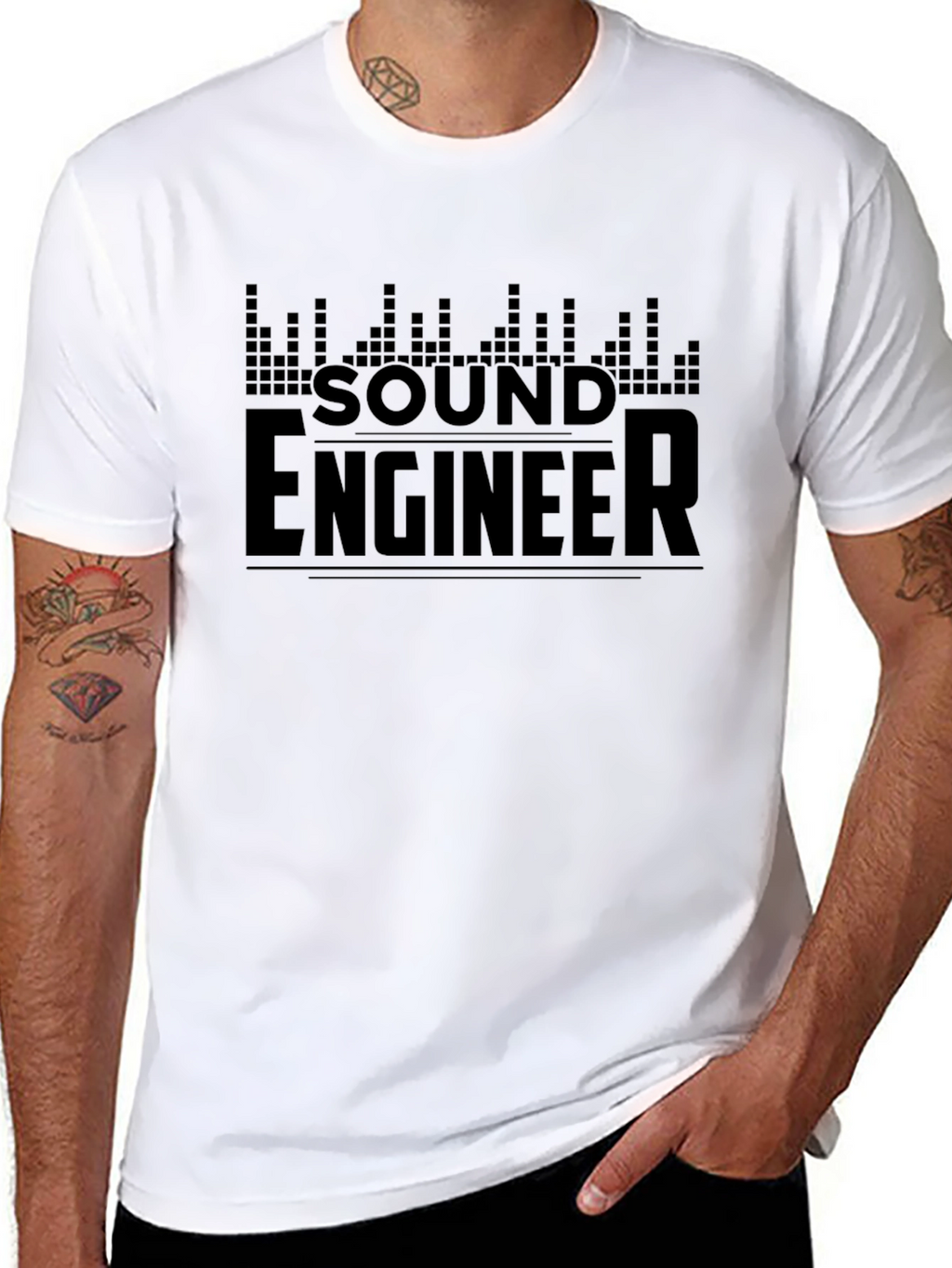 Sound Engineer Graphic Tee - Musician Gift