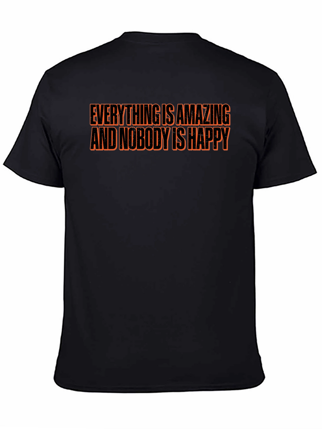 Everything is Amazing T-Shirt - Black Crew Neck Tee