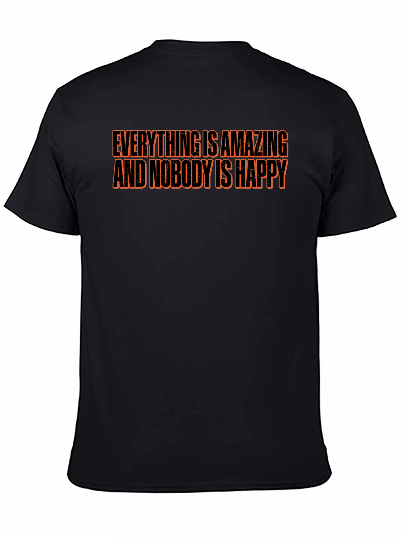 Everything is Amazing T-Shirt - Black Crew Neck Tee