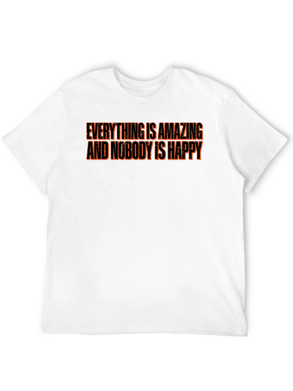 Everything is Amazing T-Shirt - Black Crew Neck Tee