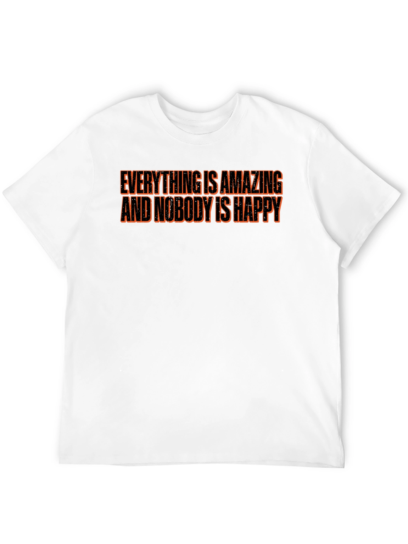 Everything is Amazing T-Shirt - Black Crew Neck Tee