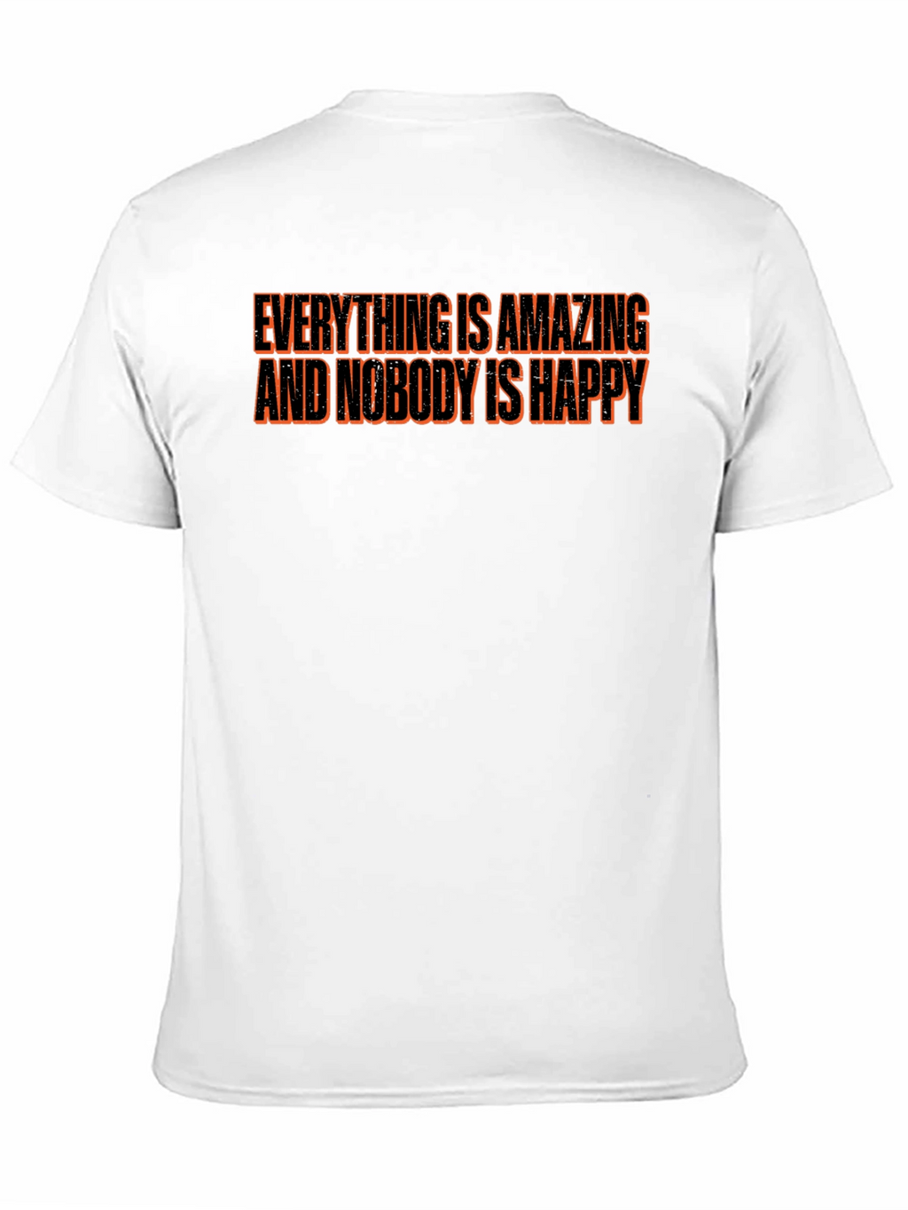 Everything is Amazing T-Shirt - Black Crew Neck Tee