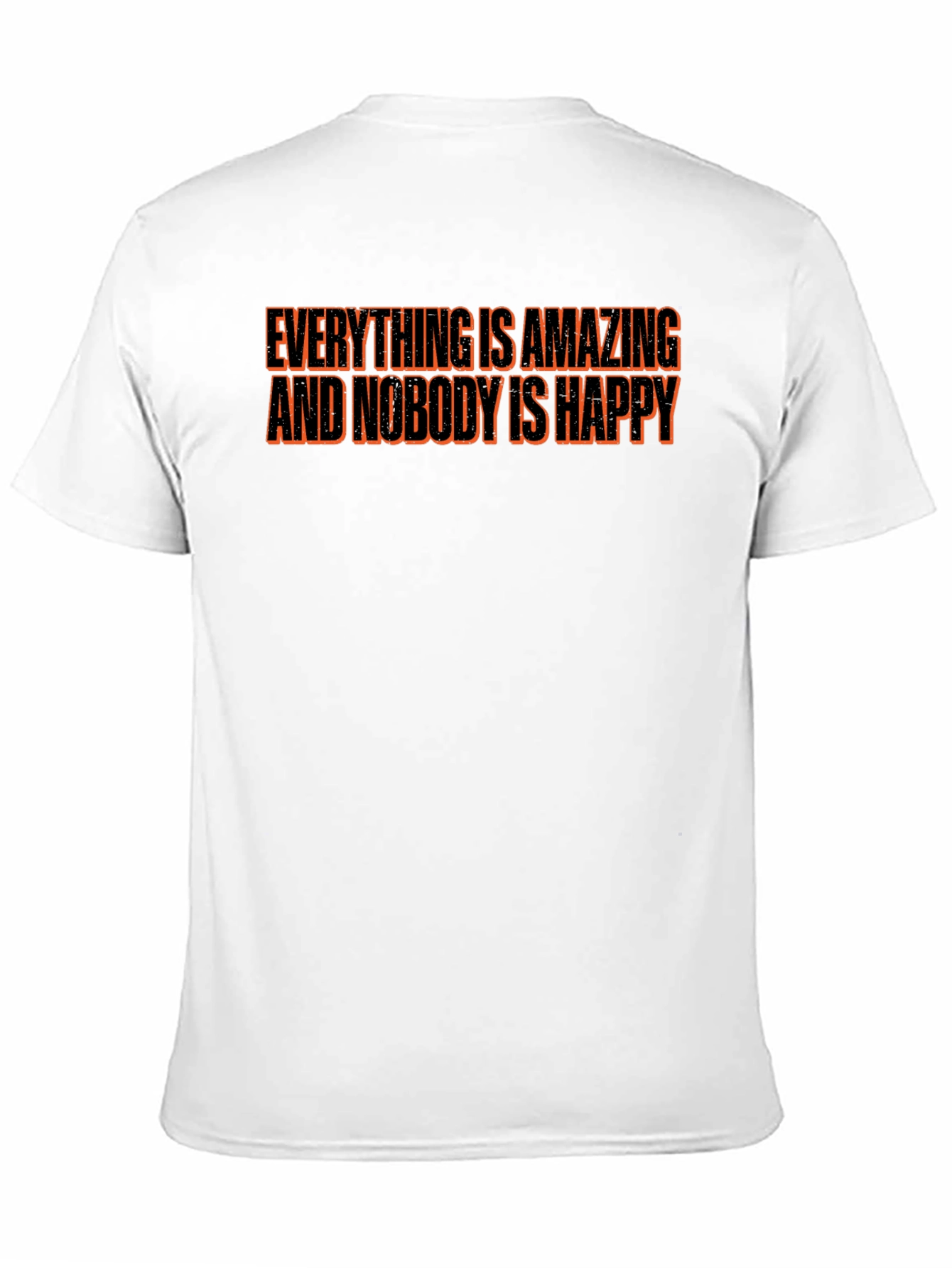 Everything is Amazing T-Shirt - Black Crew Neck Tee