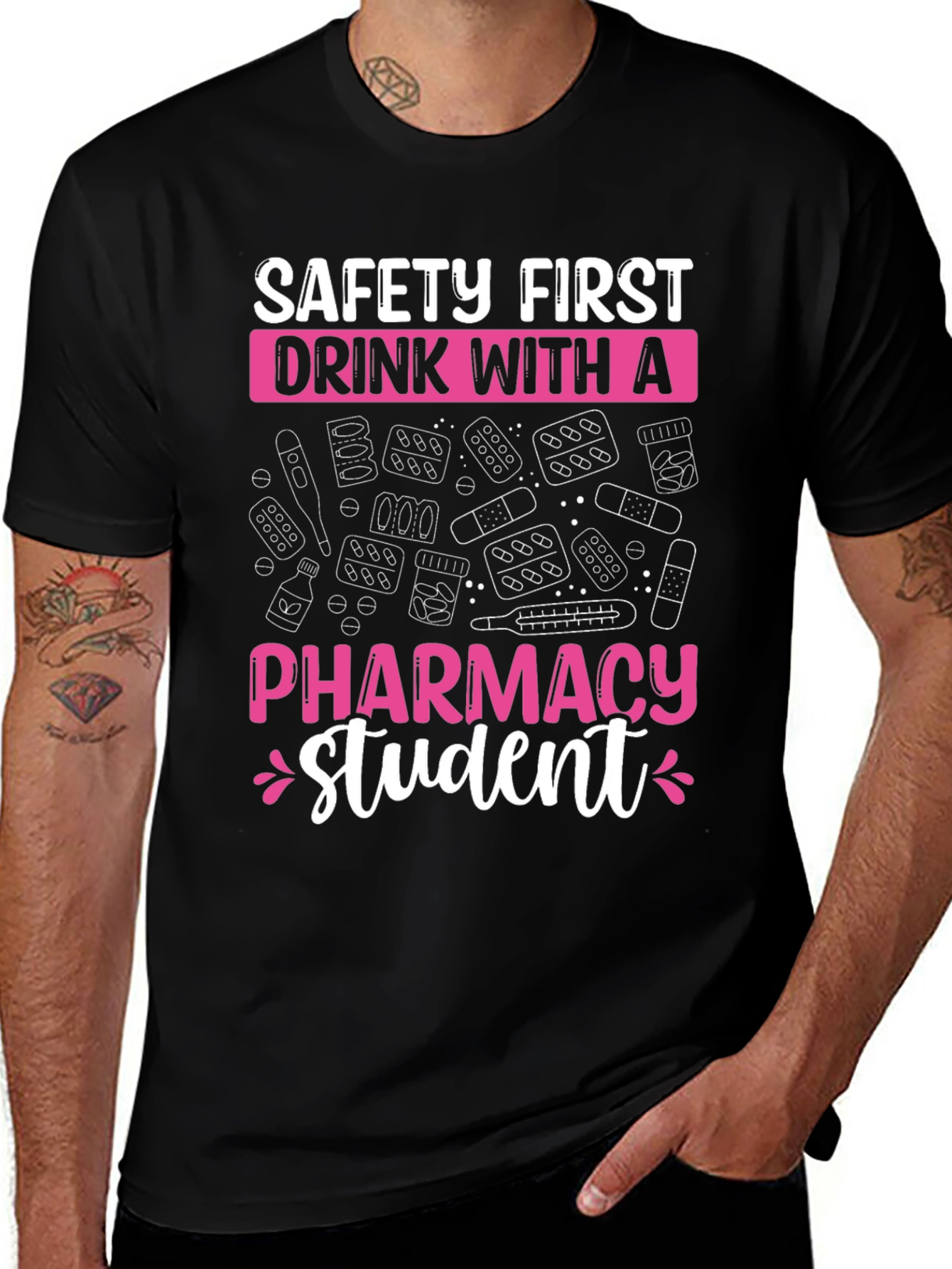Pharmacy Student Graphic T-Shirt