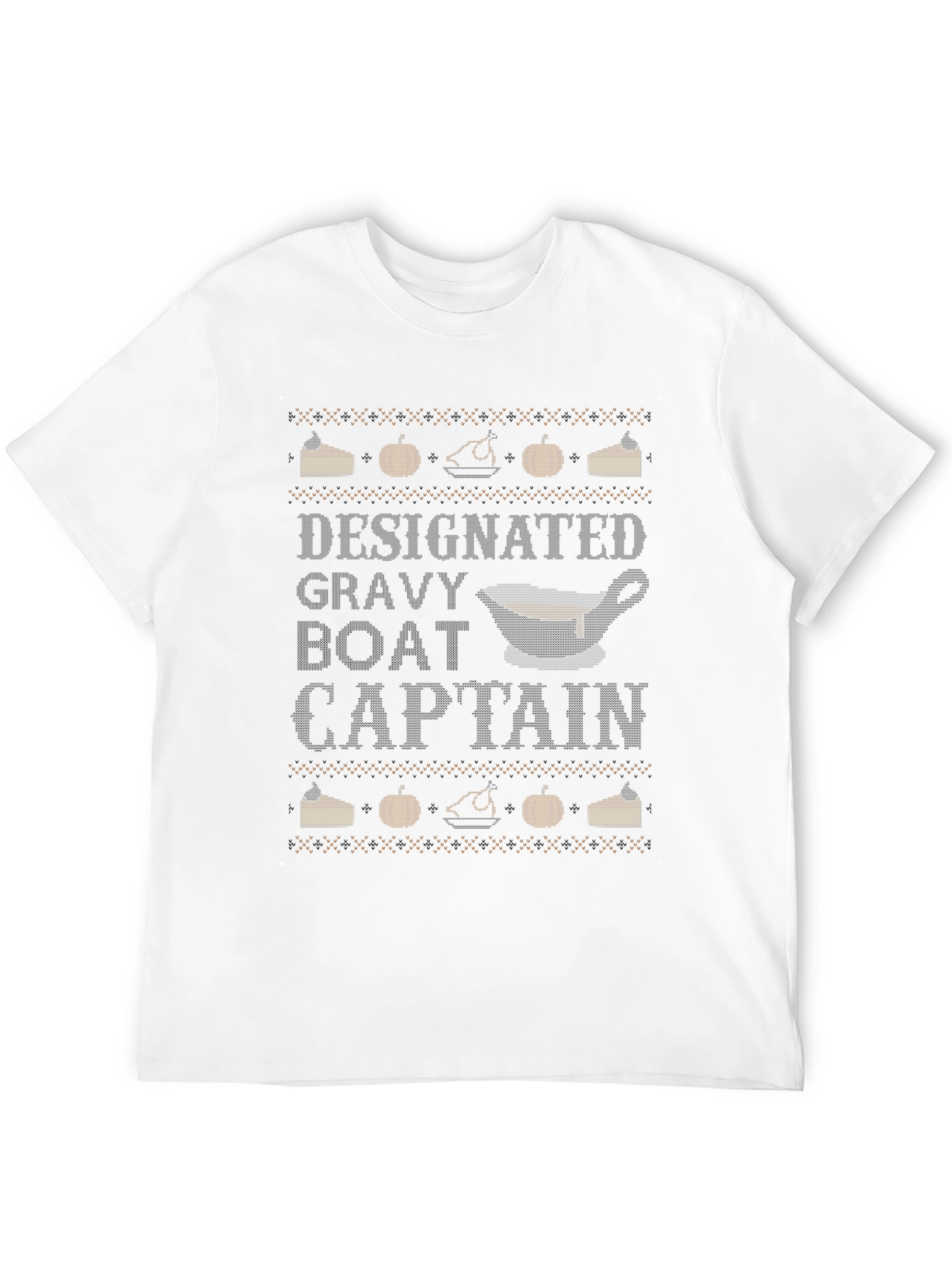 Designated Gravy Boat Captain Thanksgiving T-Shirt