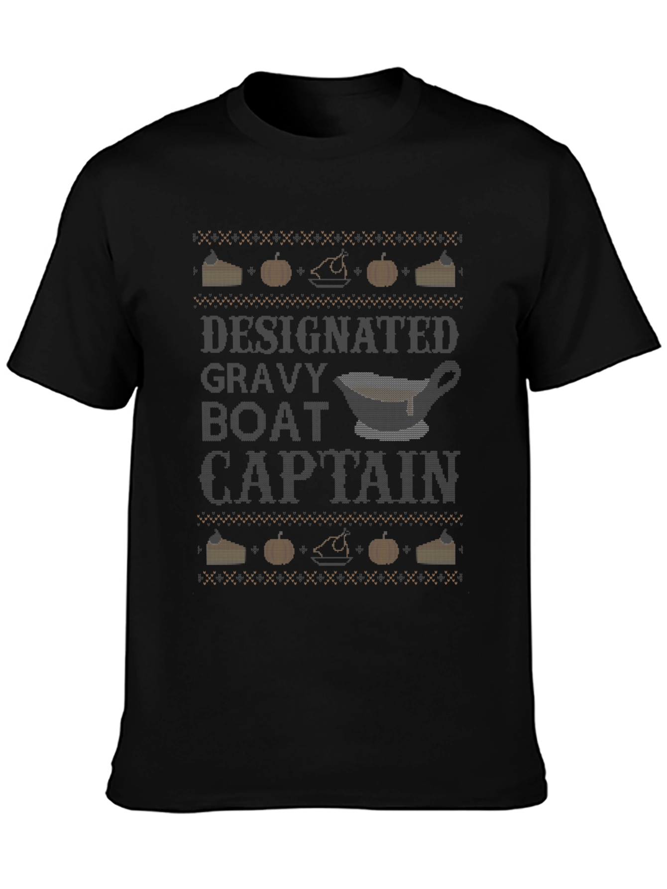 Designated Gravy Boat Captain Thanksgiving T-Shirt