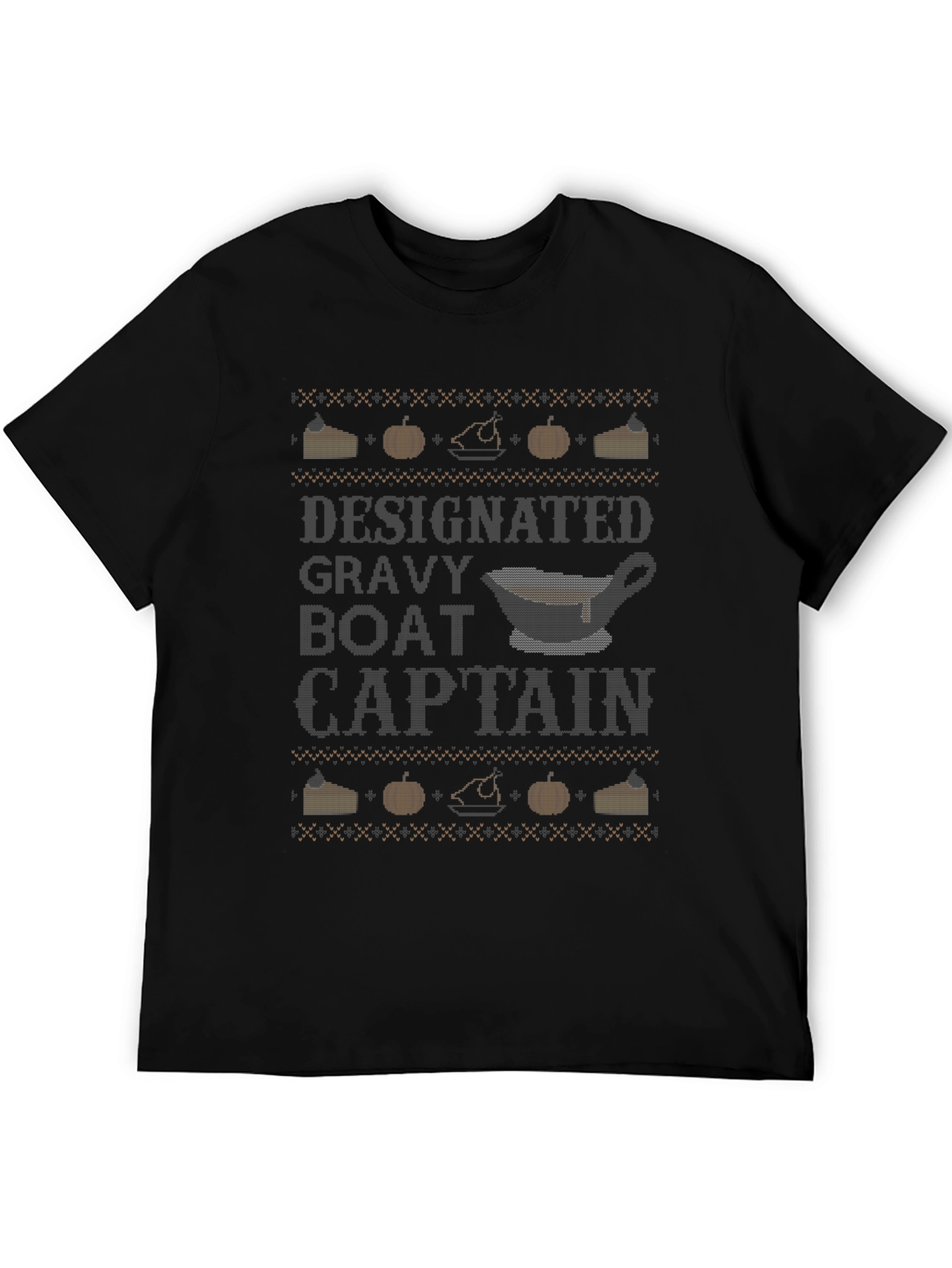 Designated Gravy Boat Captain Thanksgiving T-Shirt