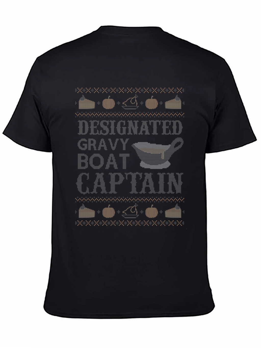 Designated Gravy Boat Captain Thanksgiving T-Shirt
