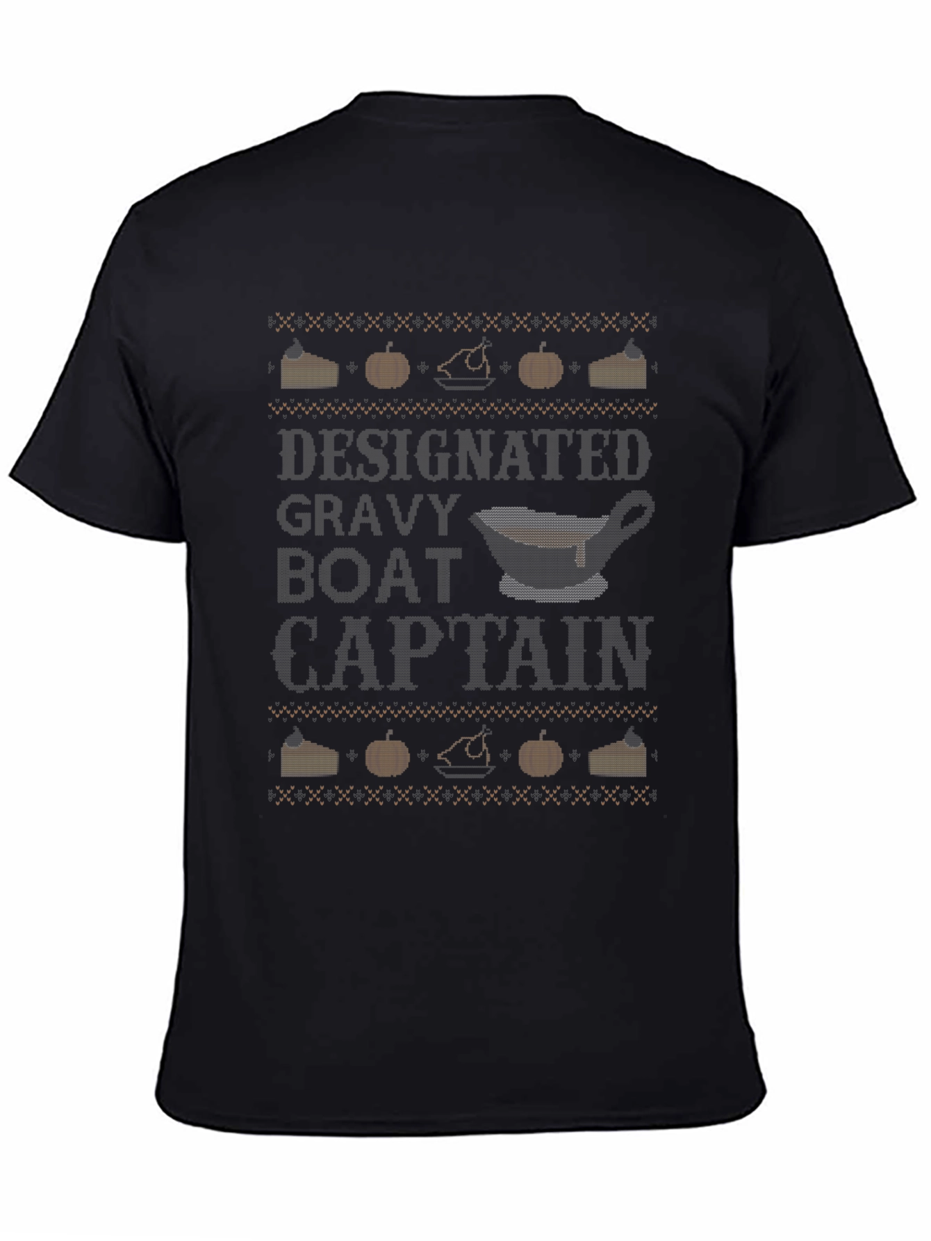 Designated Gravy Boat Captain Thanksgiving T-Shirt