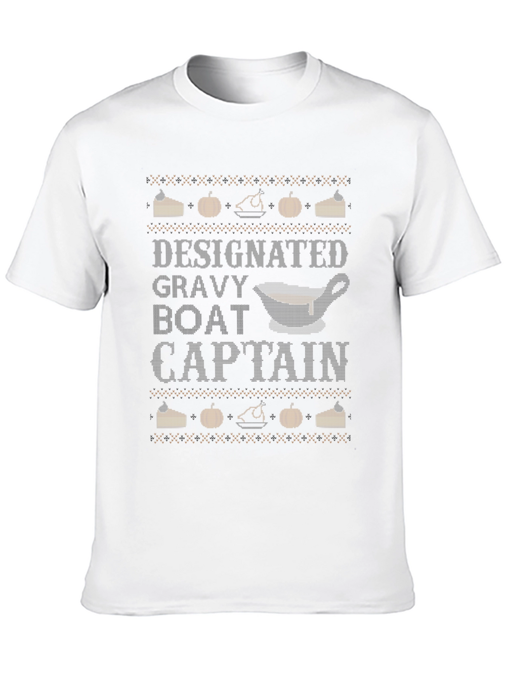 Designated Gravy Boat Captain Thanksgiving T-Shirt