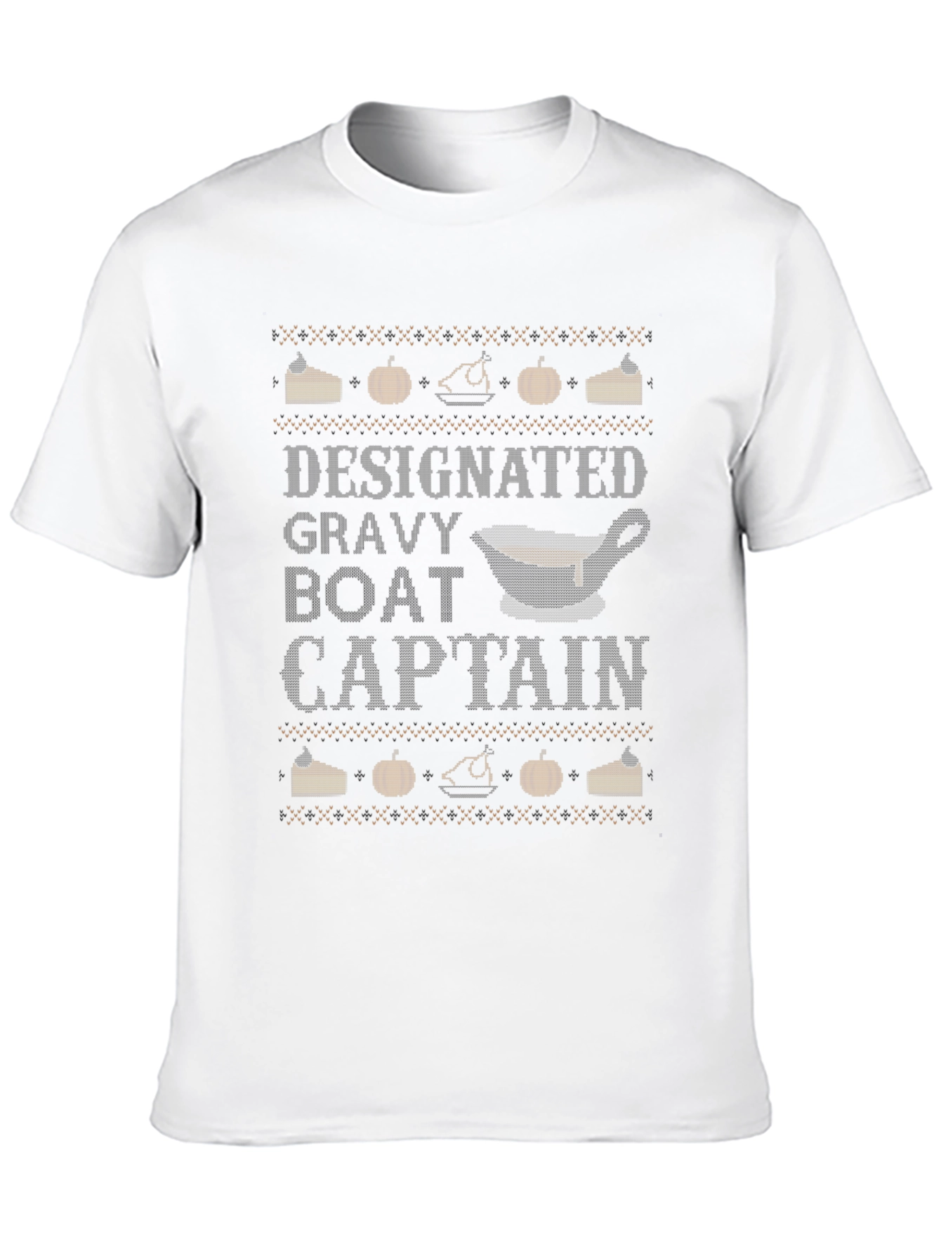 Designated Gravy Boat Captain Thanksgiving T-Shirt