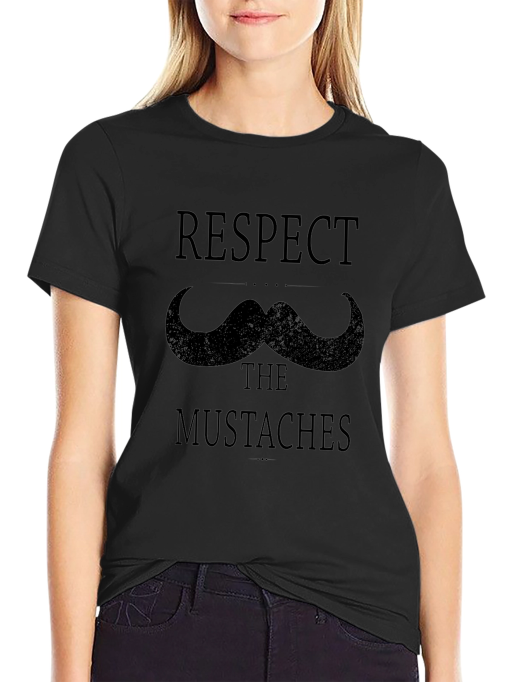 Respect the Mustaches Graphic Tee