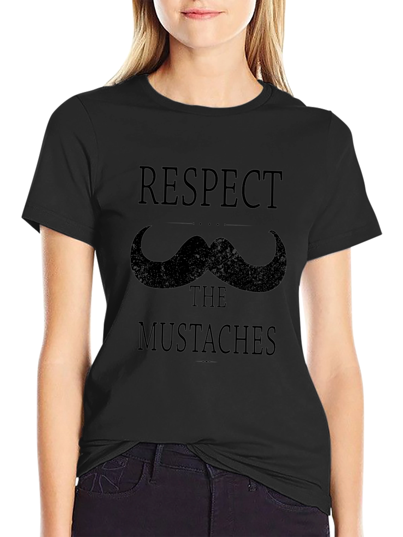 Respect the Mustaches Graphic Tee