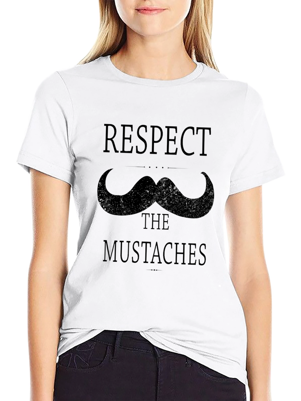 Respect the Mustaches Graphic Tee